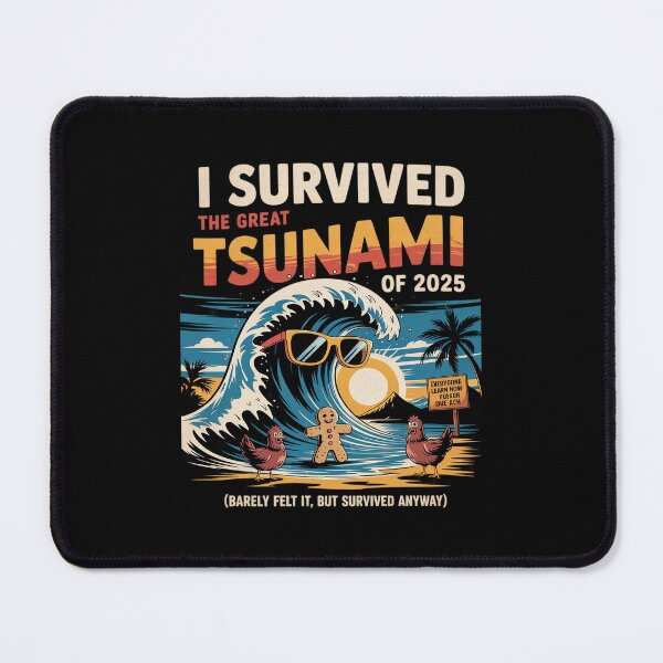 Item preview, I Survived The Great Hawaii Tsunami of 2025 Everyone Learn 1 designed and sold by MarkLeedsArt.