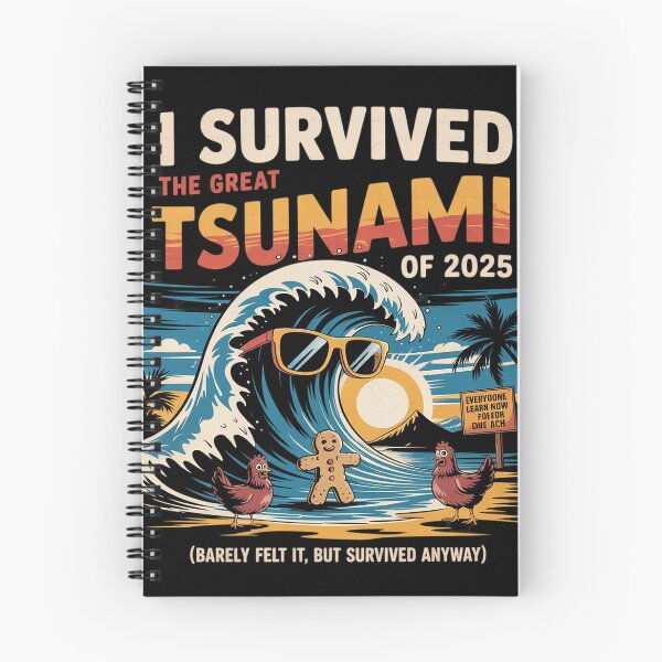 Item preview, I Survived The Great Hawaii Tsunami of 2025 Everyone Learn 1  designed and sold by MarkLeedsArt.