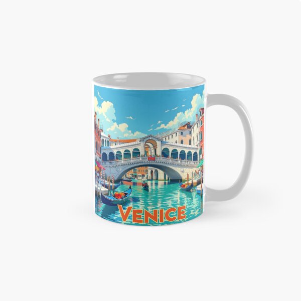 Artikelvorschau, Venedig, Italien: Reiseplakat im Vintage-Stil mit malerischem Motiv entworfen und verkauft von LSVart.