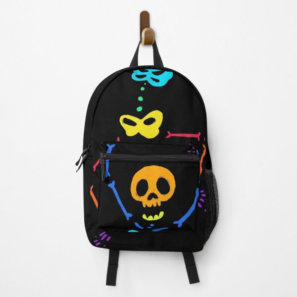 Item preview, Neon Dancing Skeleton on Black Background designed and sold by Kruti Collection.