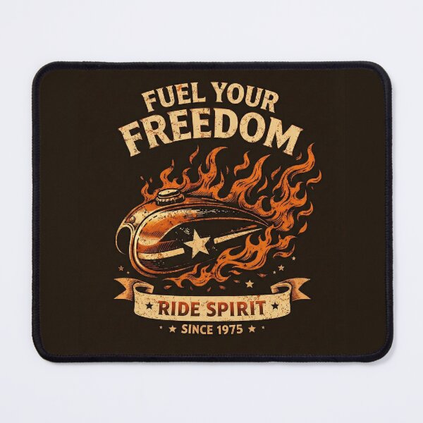 Item preview, Fuel Your Freedom – Vintage Ride Spirit Retro Fire T-Shirt | Classic Freedom Lifestyle Design designed and sold by SoulenCify.