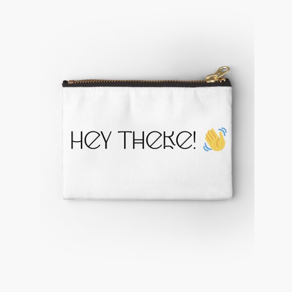 Item preview, Hey There Typography and Waving Sign designed and sold by Cosmicquark's Shop.