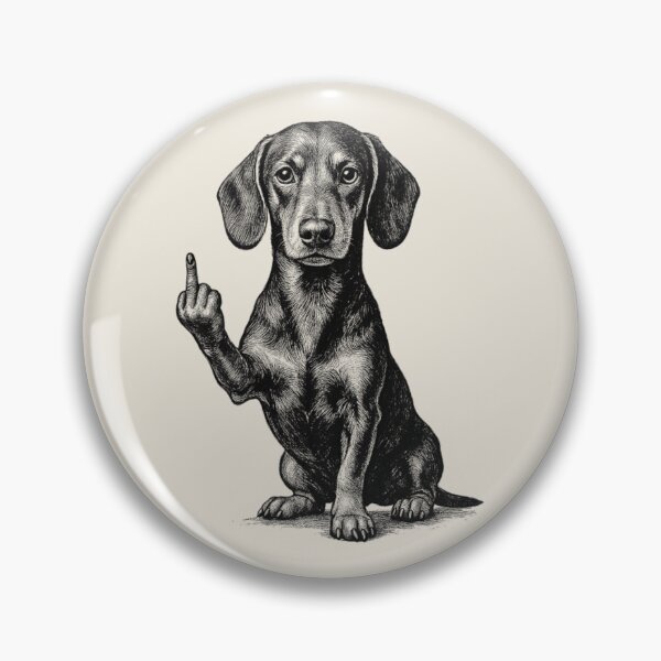 Item preview, Dachshund Flipping The Bird designed and sold by Baby-Care.