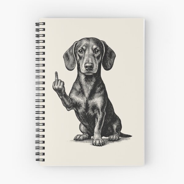 Item preview, Dachshund Flipping The Bird designed and sold by Baby-Care.