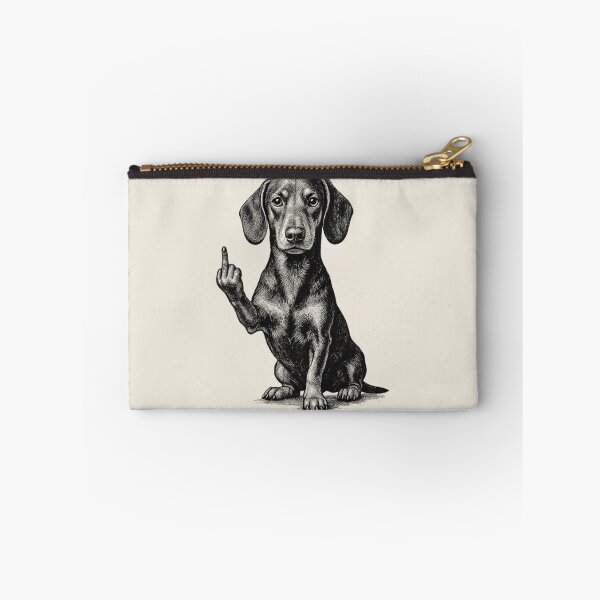Item preview, Dachshund Flipping The Bird designed and sold by Baby-Care.