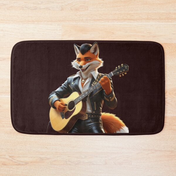 Item preview, Elvisfox the rockstar, fox meme designed and sold by Tpac-goods.