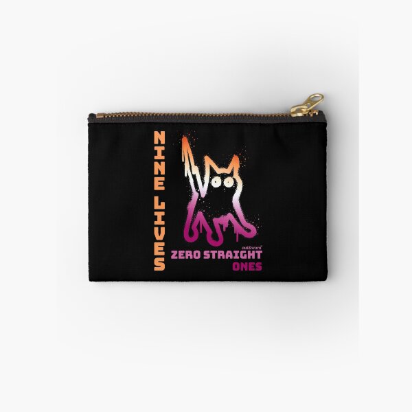 Item preview, Nine Lives Zero Straight Ones - Lesbian Design designed and sold by outandworn.
