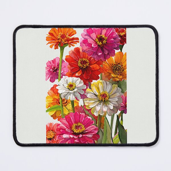 Item preview, Zinnias Flowers#6 designed and sold by Helios Be. Lavsh.