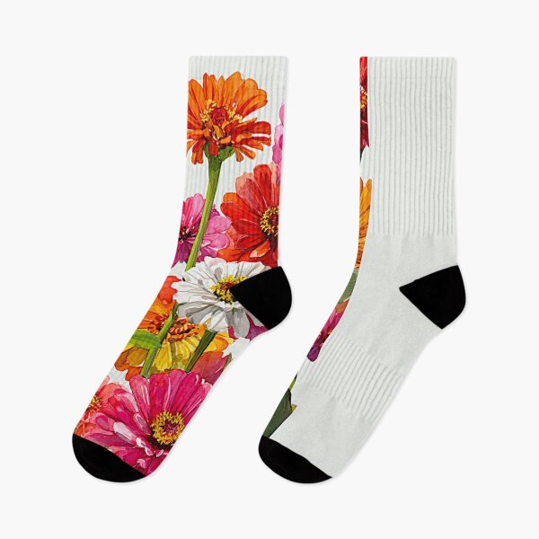 Item preview, Zinnias Flowers#6 designed and sold by Helios Be. Lavsh.