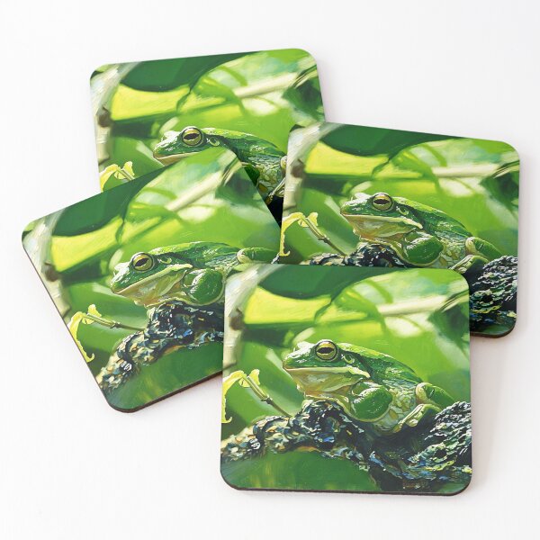 Item preview, Green Tree Frog designed and sold by tomorrowsart.