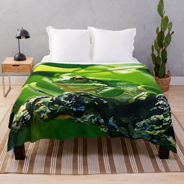 Item preview, Green Tree Frog designed and sold by tomorrowsart.