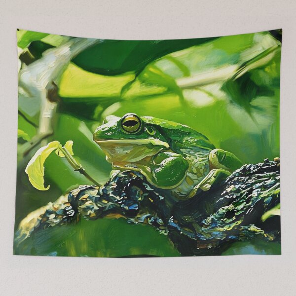Item preview, Green Tree Frog designed and sold by tomorrowsart.