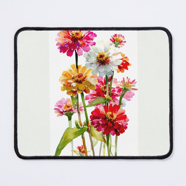 Item preview, Zinnias Flowers#7 designed and sold by Helios Be. Lavsh.