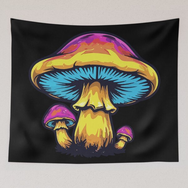 Item preview, Bioluminescent Mushrooms designed and sold by Grypis.