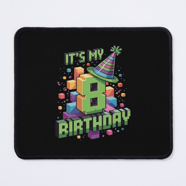 Item preview, Birthday Boy It's My 8th Birthday Video Game Pixel 1 designed and sold by DigitaldeligArt.
