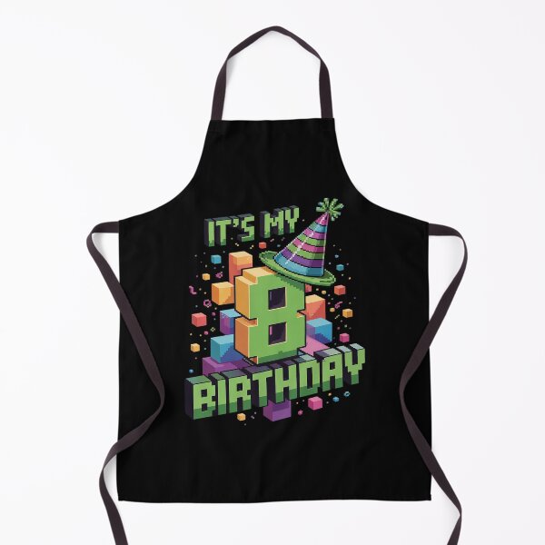 Item preview, Birthday Boy It's My 8th Birthday Video Game Pixel 1 designed and sold by DigitaldeligArt.