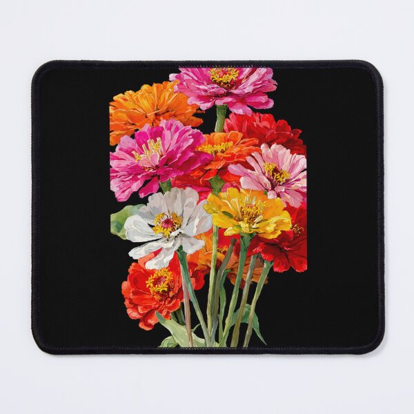 Item preview, Zinnias Flowers#8 designed and sold by Helios Be. Lavsh.