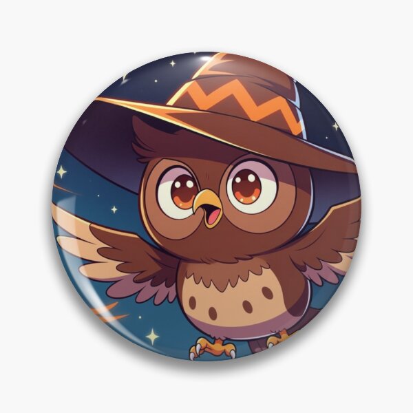 Item preview, Copy of Cute Chibi Owl Wizard with Surprised Face Hoodie Design designed and sold by NovaDigitalArt45.
