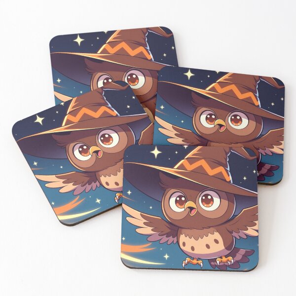 Item preview, Copy of Cute Chibi Owl Wizard with Surprised Face Hoodie Design designed and sold by NovaDigitalArt45.