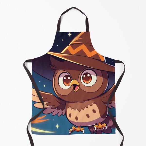 Item preview, Copy of Cute Chibi Owl Wizard with Surprised Face Hoodie Design designed and sold by NovaDigitalArt45.