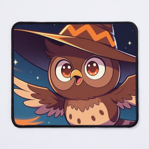Item preview, Copy of Cute Chibi Owl Wizard with Surprised Face Hoodie Design designed and sold by NovaDigitalArt45.
