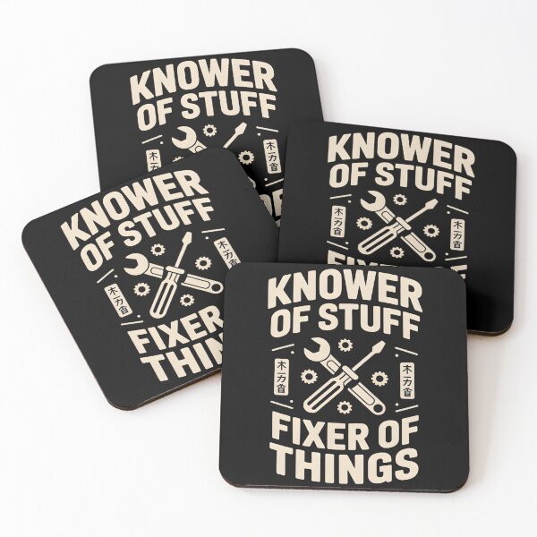 Item preview, Knower of Stuff Fixer of Things Funny Mechanic designed and sold by BLZART.