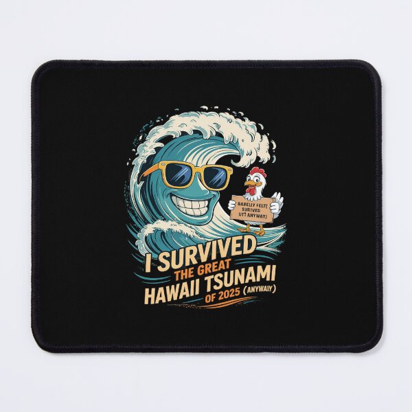 Item preview, I Survived The Great Hawaii Tsunami of 2025 Everyone Learn 6 designed and sold by MarkLeedsArt.