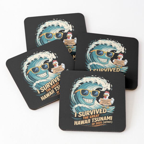Item preview, I Survived The Great Hawaii Tsunami of 2025 Everyone Learn 6  designed and sold by MarkLeedsArt.