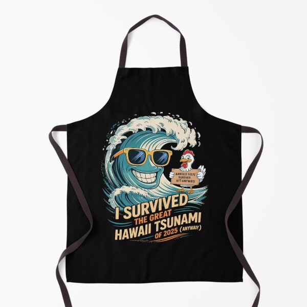 Item preview, I Survived The Great Hawaii Tsunami of 2025 Everyone Learn 6 designed and sold by MarkLeedsArt.