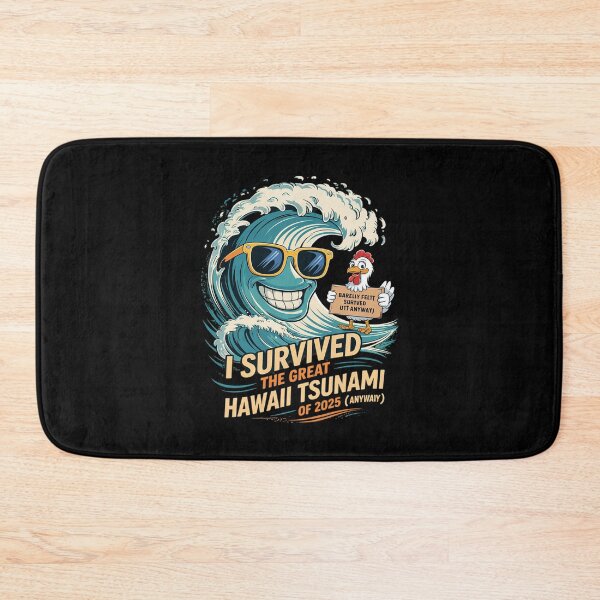 Item preview, I Survived The Great Hawaii Tsunami of 2025 Everyone Learn 6  designed and sold by MarkLeedsArt.