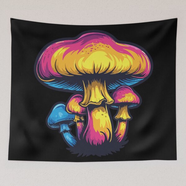Item preview, Bioluminescent Mushrooms designed and sold by Grypis.