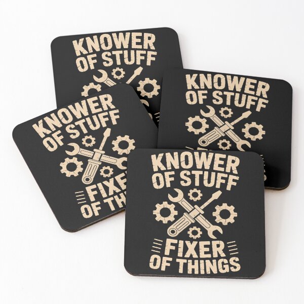 Item preview, Knower of Stuff Fixer of Things Funny Mechanic designed and sold by BLZART.