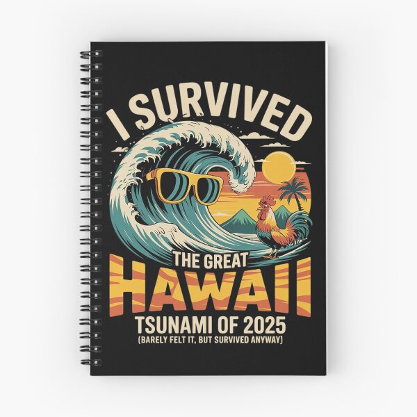 Item preview, I Survived The Great Hawaii Tsunami of 2025 Everyone Learn 21  designed and sold by MarkLeedsArt.