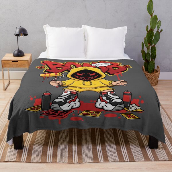 Item preview, Masked Graffiti Artist – Urban Street Art Character Illustration designed and sold by novapixel25100.
