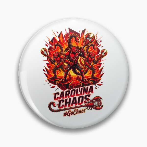 Item preview, Carolina Chaos Illustrated Fan Design for Lacrosse Lovers designed and sold by Designfordream.