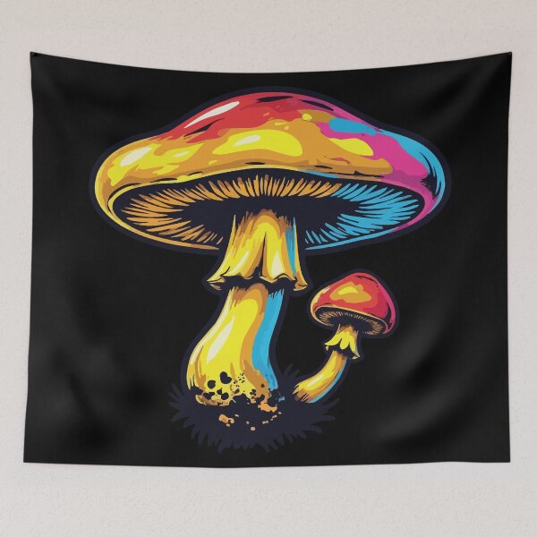 Item preview, Bioluminescent Mushrooms designed and sold by Grypis.