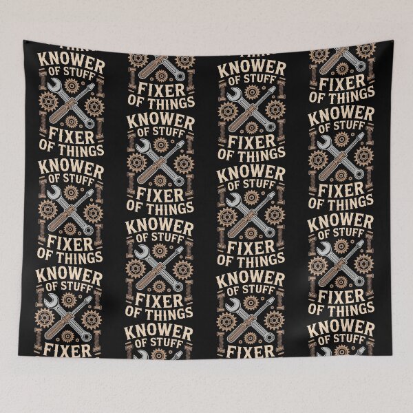 Item preview, Knower of Stuff Fixer of Things Funny Mechanic designed and sold by BLZART.