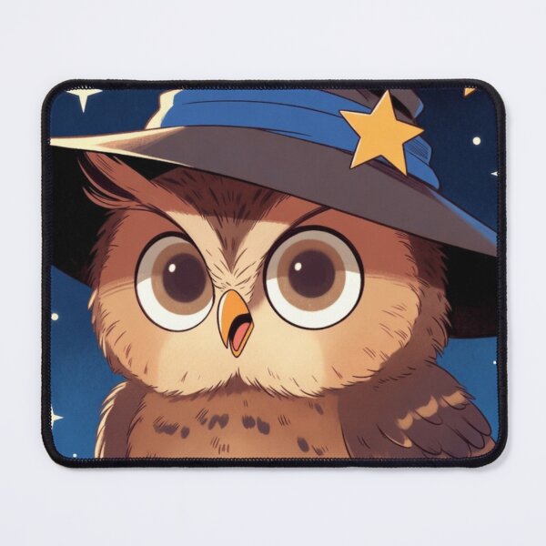 Item preview, Copy of Cute Chibi Owl Wizard with Surprised Face Hoodie Design designed and sold by NovaDigitalArt45.