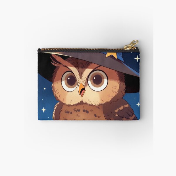 Item preview, Copy of Cute Chibi Owl Wizard with Surprised Face Hoodie Design designed and sold by NovaDigitalArt45.