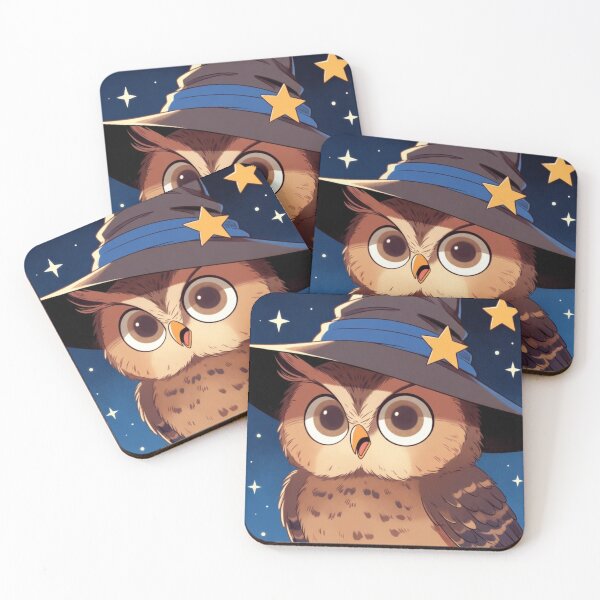 Item preview, Copy of Cute Chibi Owl Wizard with Surprised Face Hoodie Design designed and sold by NovaDigitalArt45.