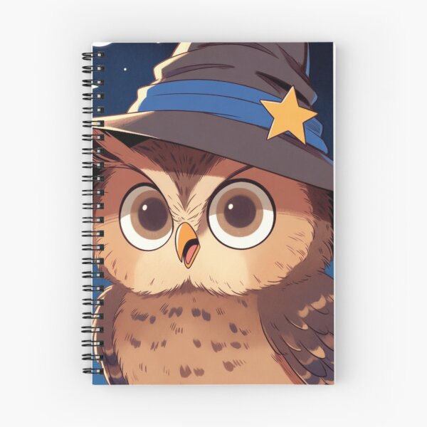 Item preview, Copy of Cute Chibi Owl Wizard with Surprised Face Hoodie Design designed and sold by NovaDigitalArt45.