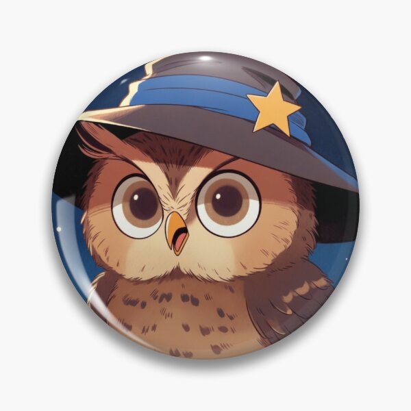 Item preview, Copy of Cute Chibi Owl Wizard with Surprised Face Hoodie Design designed and sold by NovaDigitalArt45.