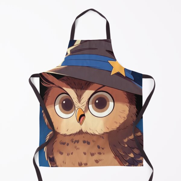 Item preview, Copy of Cute Chibi Owl Wizard with Surprised Face Hoodie Design designed and sold by NovaDigitalArt45.