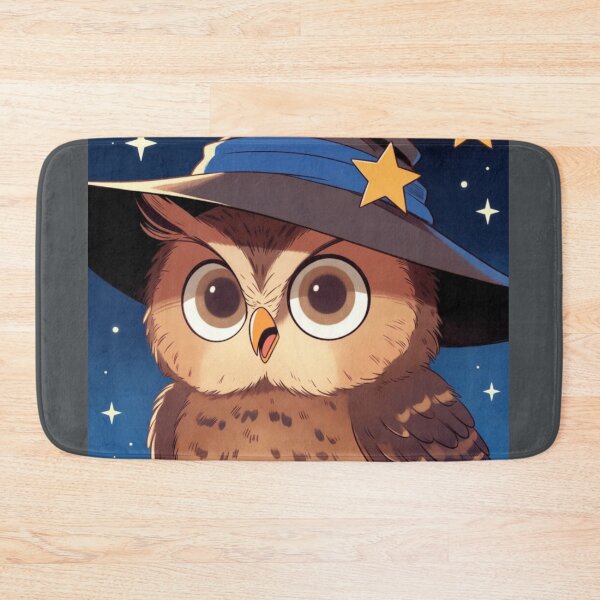 Item preview, Copy of Cute Chibi Owl Wizard with Surprised Face Hoodie Design designed and sold by NovaDigitalArt45.