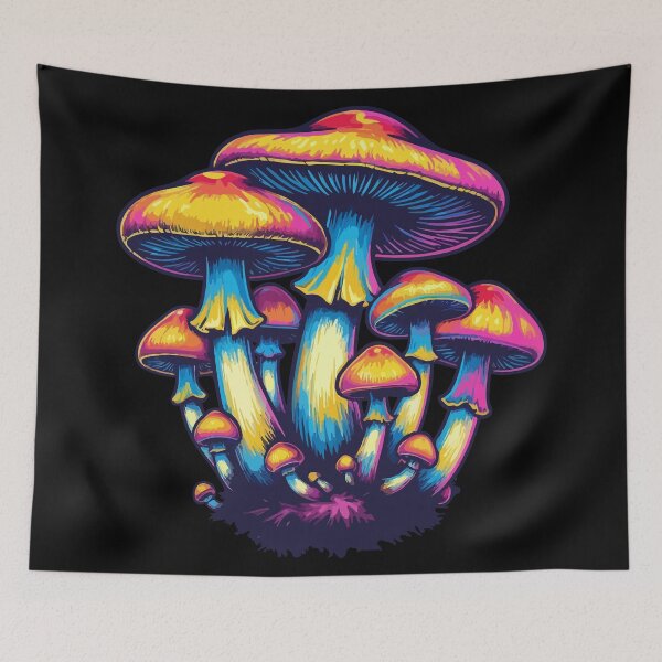 Item preview, Bioluminescent Mushrooms designed and sold by Grypis.
