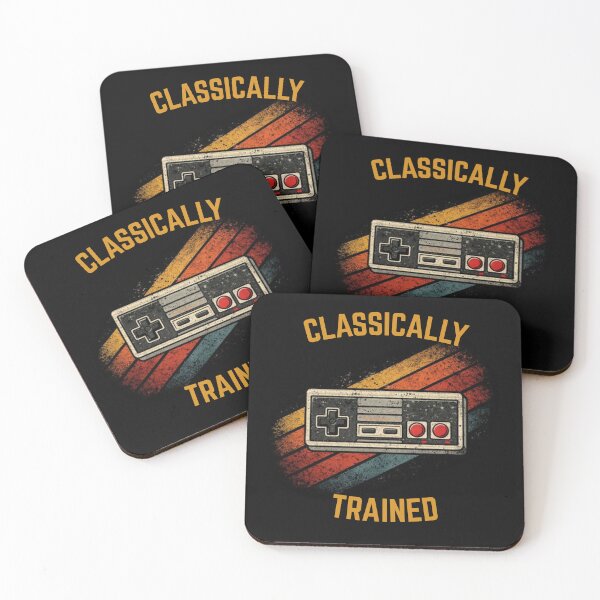 Item preview, Classically Trained - Retro 80s Gamer Video Game Controller designed and sold by JakubDesigns89.