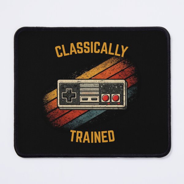Item preview, Classically Trained - Retro 80s Gamer Video Game Controller designed and sold by JakubDesigns89.