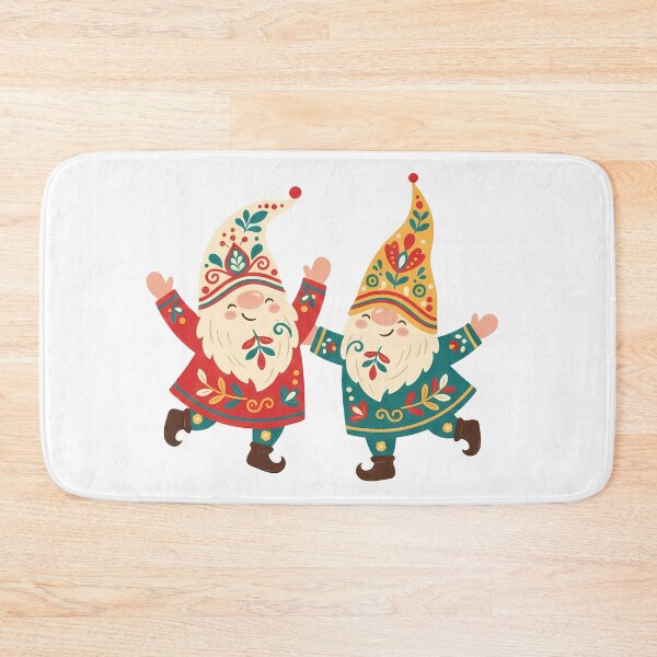 Item preview, Dancing Gnomes – Scandinavian Folk Art by heidiannemorris © designed and sold by FOLK ART FUSION by heidiannemorris.