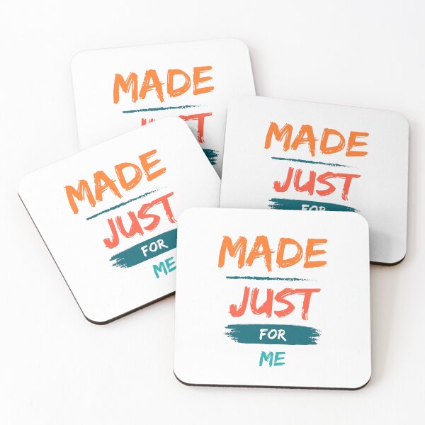 Item preview, Made Just For Me Typography Quote designed and sold by EchoPrint Co..