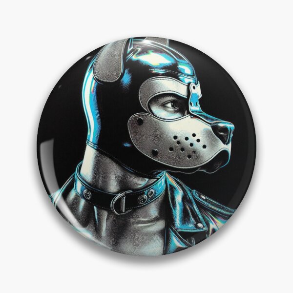 Item preview, Pup Play - CyberPup Wolfie Gay Leather Bar Berlin Pride Graphic Design designed and sold by ItsAKinkThing.